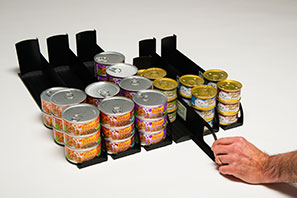 shelftender and cat food